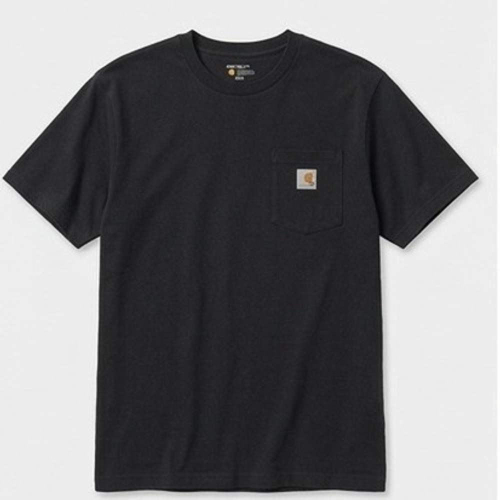 Carhartt 2XL K87 Workwear Pocket T-Shirt Mens Black Relaxed‎ Fit Cotton